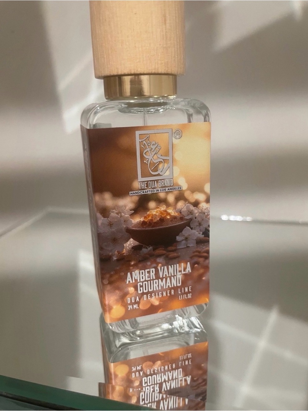 The Dua Brand Amber Vanilla Gourmand Fragrance Oil - Warm Brown